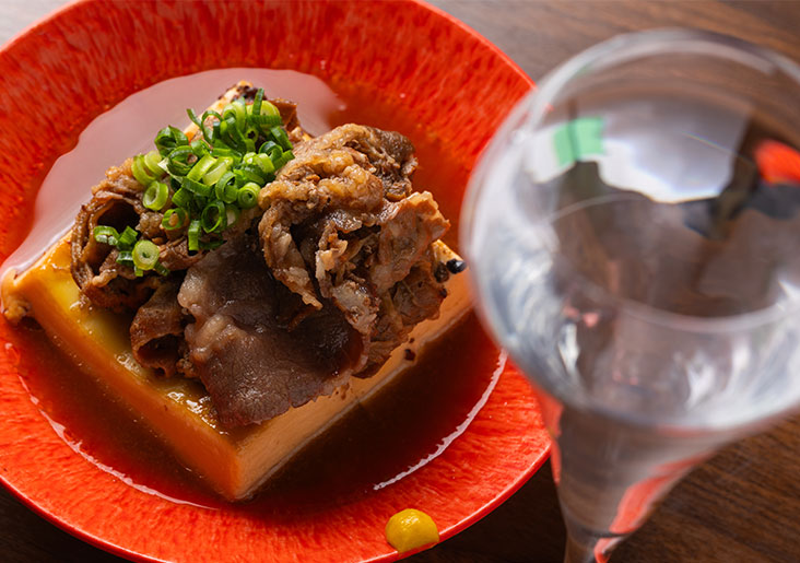 肉豆腐と日本酒ペアリング